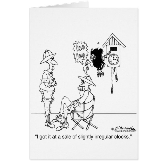 Enigszins onregelmatige Cuckoo-klok (Voorkant)