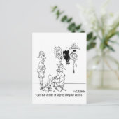 Enigszins onregelmatige Cuckoo-klok Briefkaart (Staand voorkant)