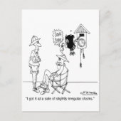 Enigszins onregelmatige Cuckoo-klok Briefkaart (Voorkant)