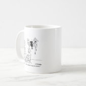 Enigszins onregelmatige Cuckoo-klok Koffiemok (Voorkant links)