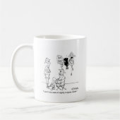 Enigszins onregelmatige Cuckoo-klok Koffiemok (Links)