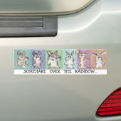 Enigszins over de regenboogBumpersticker Bumpersticker (Op auto)