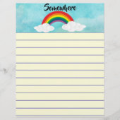 Enigszins schrijfpapier (Voorkant)