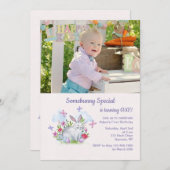 Enigszins speciale foto Uitnodiging tot Pasen (Voorkant / Achterkant)