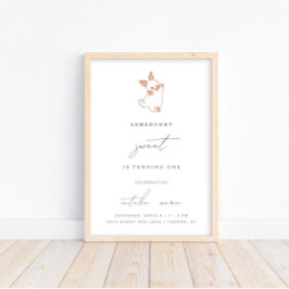 Enigszins Sweet Spring Easter Girls Welkom Poster