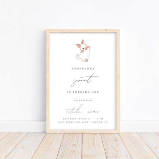 Enigszins Sweet Spring Easter Girls Welkom Poster