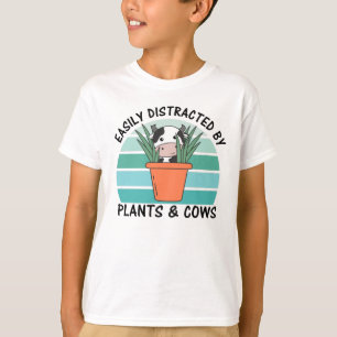 Enigszins verstoord door Koeien en Planten T-shirt