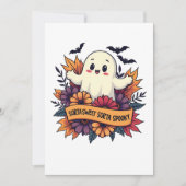 Enigszins zoete, enigszins griezelige Halloween-ge Bedankkaart (Voorkant)