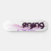 Enjing Board: Roze voor de dames Persoonlijk Skateboard (Horizontaal)
