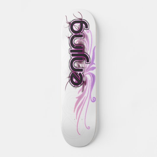 Enjing Board: Roze voor de dames Persoonlijk Skateboard (Voorkant)