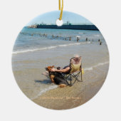 Enjoing Lake Michigan Ornament (Voorkant)