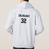 Enjolras Sports Hoodie (Achterkant)