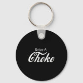 Enjoy A Choke Funny Jiu Jitsu Mma Sleutelhanger (Voorkant)