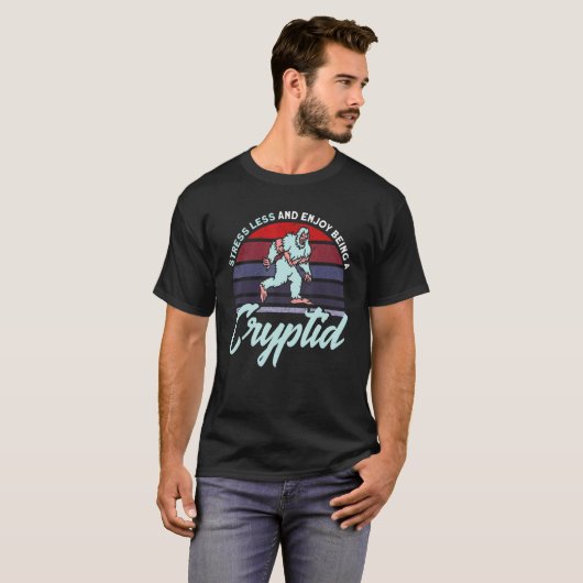 Enjoy Being A Cryptid Cryptid Creature 1 T-shirt (Voorkant volledig)