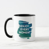 Enjoy Every Moment – Inspirational Mug Design Mok (Links)