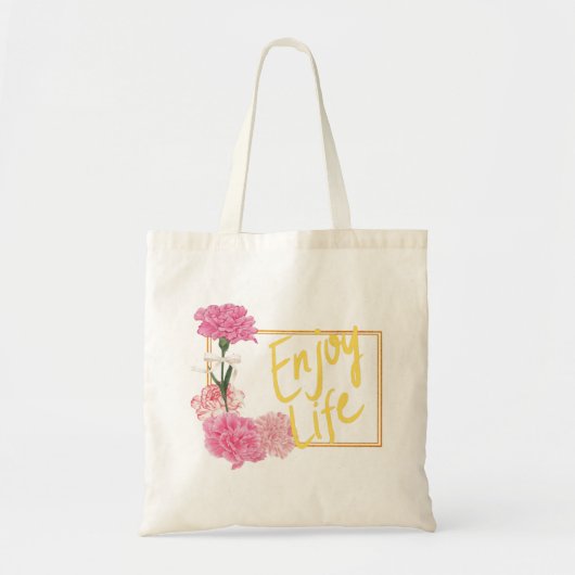 Enjoy Life Boodschappentas Tote Bag (Voorkant)