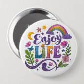 "Enjoy Life" Button (Voorkant /achterkant)