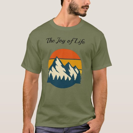 Enjoy Life in Calm Nature T-shirt (Voorkant)