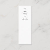 Enjoy Little Things Inspirational Life Quote  Mini Visitekaartje (Achterkant)