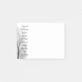 Enjoy Little Things Inspirational Life Quote Post-it® Notes (Voorkant)
