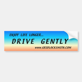 ENJOY-LL+D-GENTLY BUMPERSTICKER