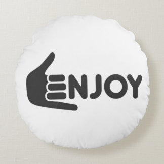 Enjoy T-Shirt Rond Kussen