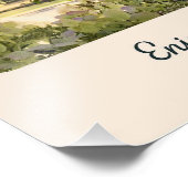 Enjoy the Alps - Chamonix France Botanical Landsca Foto Afdruk (Hoek)