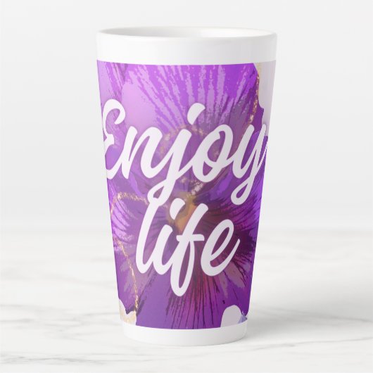 ENJOY THE Life Latte Mok (Voorkant)