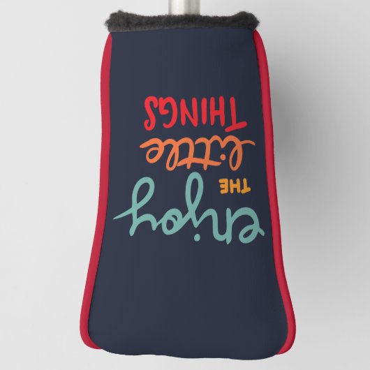 Enjoy the little things golfheadcover (Draai 90)