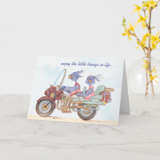 Enjoy the Little Things - Greeting Card Kaart (Gele Bloem)