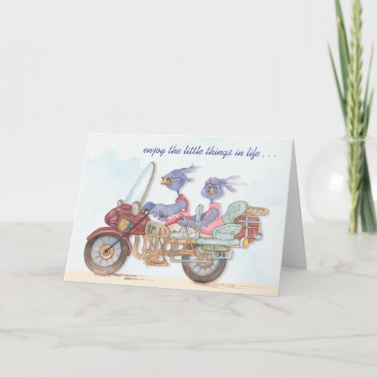 Enjoy the Little Things - Greeting Card Kaart (Voorkant)