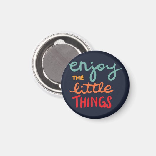Enjoy the little things magneet (Voorkant / Achterkant)