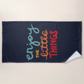 Enjoy the little things strandlaken (Voorkant)