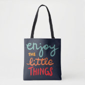 Enjoy the little things tote bag (Voorkant)