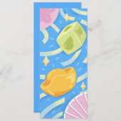 Enjoy The Lucky Game - Funky Cute Style Kaart (Voorkant / Achterkant)