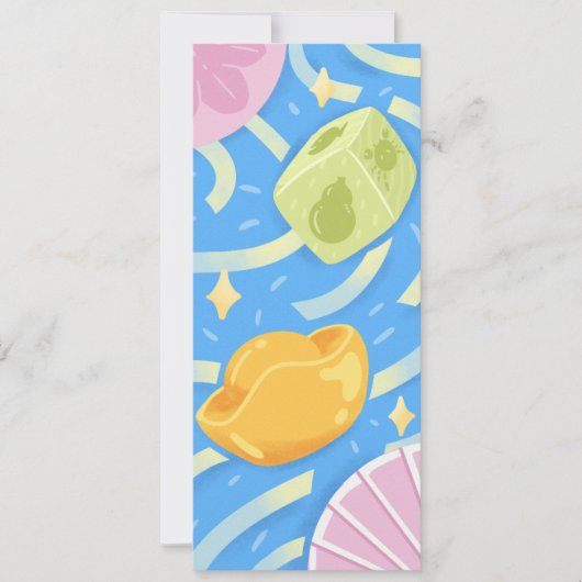 Enjoy The Lucky Game - Funky Cute Style Kaart (Voorkant)