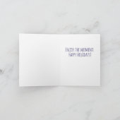 Enjoy the Moment Feestdagen Kaart (Binnen)