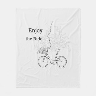  Enjoy the Ride: Minimalist DAILYMIEN Blanket  Fleece Deken
