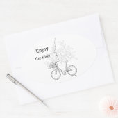  Enjoy the Ride: Minimalist DAILYMIEN  Sticker  (Envelop)