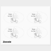  Enjoy the Ride: Minimalist DAILYMIEN  Sticker  (Vel)