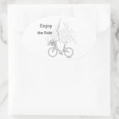  Enjoy the Ride: Minimalist DAILYMIEN  Sticker  (Tas)