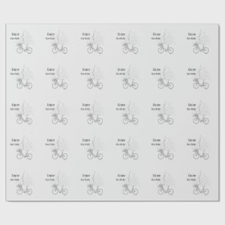  Enjoy the Ride: Minimalist DAILYMIEN Wrapping Pap Cadeaupapier