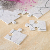 Enjoy The Ride Watercolor Bicycle With Flowers Legpuzzel (Zijkant)