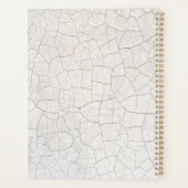 Enjoy The Ride Watercolor Bicycle With Flowers Planner (Achterkant)