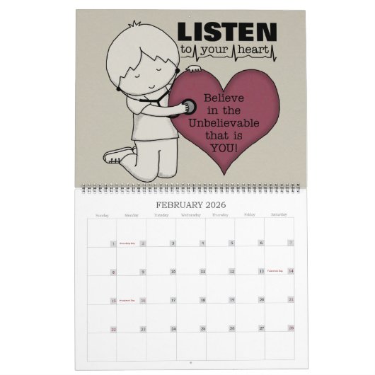Enjoy the Thrill of 2022 (Large) Calendar Kalender (Feb 2026)
