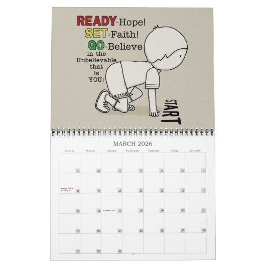 Enjoy the Thrill of 2022 (Medium) Calendar Kalender (Mar 2026)