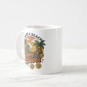 Enjoy the Waves – Vibrant Beach Life Mug Koffiemok (Voorkant links)
