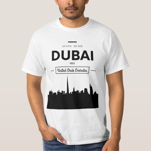 Enjoy Tourists Dubai UAE Novelty Graphic Tees & Co (Voorkant)
