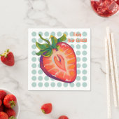 Enjoy your cocktail, Strawberry  Servet (Insitu)