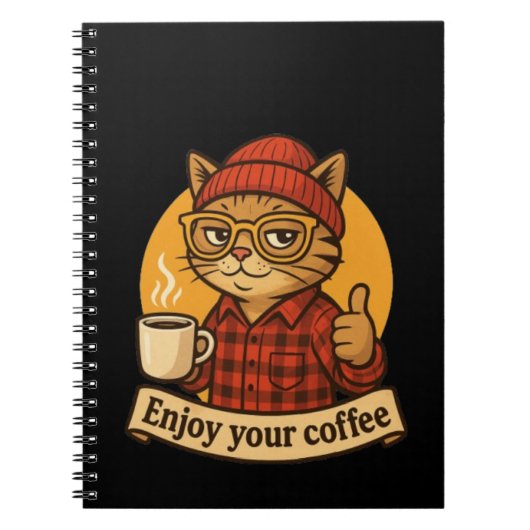 Enjoy Your Coffee Notitieboek (Voorkant)